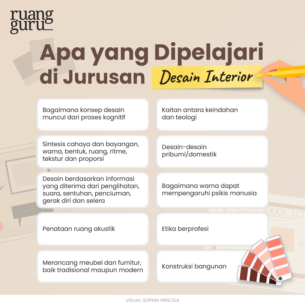 Mau Masuk Jurusan Desain Interior? Yuk, Cari Tahu Seluk-Beluknya